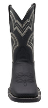 Load image into Gallery viewer, Silverton Weston All Leather Wide Square Toe Boot (Black)