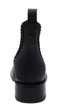 Load image into Gallery viewer, Silverton Ellie All Leather Wide Square Toe Short Boots (Black)