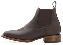 Load image into Gallery viewer, Silverton Ellie All Leather Wide Square Toe Short Boots (Brown)