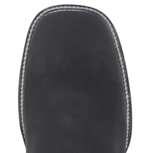 Load image into Gallery viewer, Silverton Kingston Nubuck All Leather Wide Square Toe Short Boots (Black)