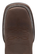 Load image into Gallery viewer, Silverton Patriot Lady All Leather Wide Square Toe Boots (Brown)