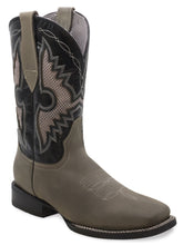 Load image into Gallery viewer, Silverton Phoenix Genuine Leather Wide Square Toe Boots (Gray)