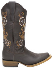 Load image into Gallery viewer, Silverton Linda All Leather Square Toe Boots (Chocolate)