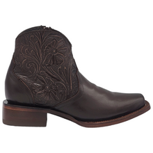Load image into Gallery viewer, Silverton Nelly All Leather Square Toe Short Boots (Chocolate)