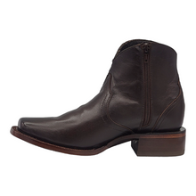 Load image into Gallery viewer, Silverton Nelly All Leather Square Toe Short Boots (Chocolate)