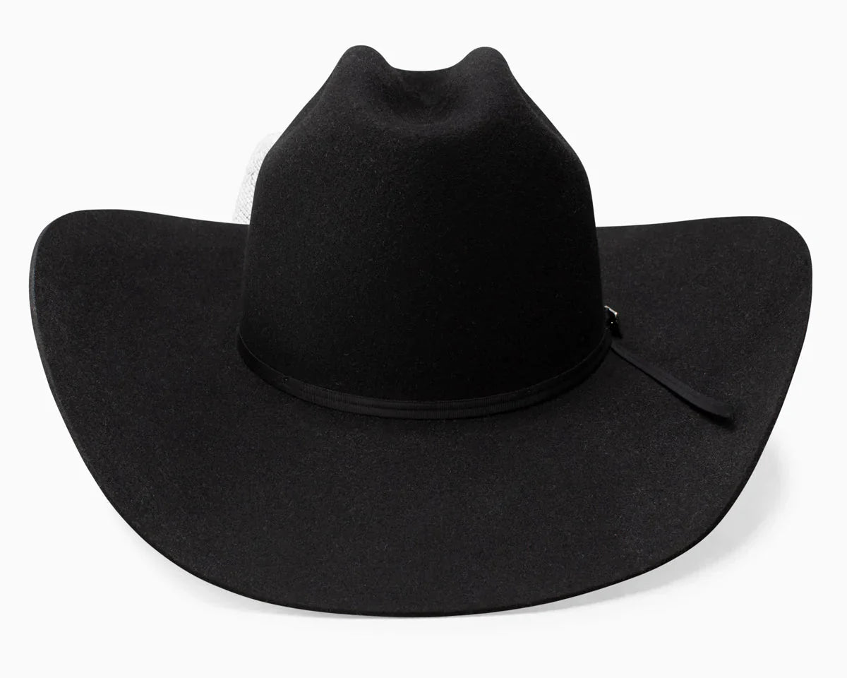 Resistol 4X Statler Wright Western Felt Cowboy Hat (Black) RWSTAT