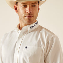 Load image into Gallery viewer, Ariat Men's Team Logo Twill Classic Fit Button Down Shirt (White) 10051337