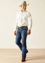 Load image into Gallery viewer, Ariat Men's Team Logo Twill Classic Fit Button Down Shirt (White) 10051337
