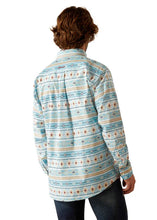 Load image into Gallery viewer, Ariat Men's Gorman Aztec Print Shirt (Turquoise) 10054640