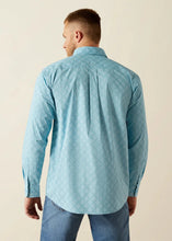 Load image into Gallery viewer, Ariat Men's Garmon Longsleeve Classic Fit Shirt (Turquoise) 10054645