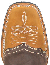 Load image into Gallery viewer, Silverton Carson Genuine Leather Square Toe Boots (Honey)