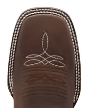 Load image into Gallery viewer, Silverton Dreamcatcher All Leather Wide Square Toe Boots (Brown)