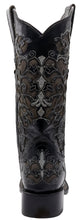 Load image into Gallery viewer, Silverton Grace All Leather Square Toe Boots (Black)