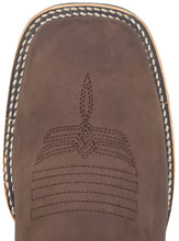 Load image into Gallery viewer, Silverton Kingston Horse All Leather Wide Square Toe Short Boots (Brown)