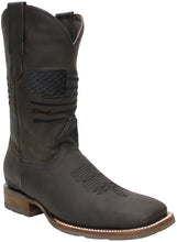 Load image into Gallery viewer, Silverton Patriot All Leather Wide Square Toe Boots (Chocolate)