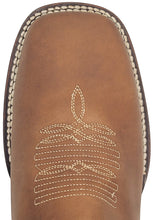 Load image into Gallery viewer, Silverton Patriot All Leather Wide Square Toe Boots (Tobacco)