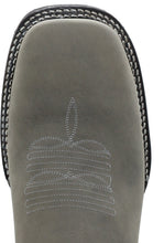 Load image into Gallery viewer, Silverton Phoenix Genuine Leather Wide Square Toe Boots (Gray)