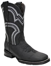 Load image into Gallery viewer, Silverton Weston All Leather Wide Square Toe Boot (Black)