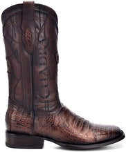 Load image into Gallery viewer, CUADRA Men's Fuscus Copper Caiman Laser & Embroidery Boot - CU456