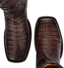 Load image into Gallery viewer, CUADRA Men's Fuscus Copper Caiman Laser & Embroidery Boot - CU456