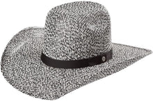 Load image into Gallery viewer, Resistol Hooey Del Rio K Black/White Straw Hat RSHODRK-8342