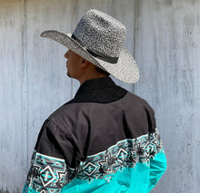 Load image into Gallery viewer, Resistol Hooey Del Rio K Black/White Straw Hat RSHODRK-8342