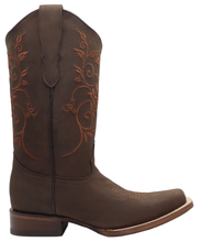 Load image into Gallery viewer, Silverton Jennifer All Leather Square Toe Boots (Brown)