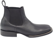 Load image into Gallery viewer, Silverton Kingston All Leather Wide Square Toe Short Boots (Black)