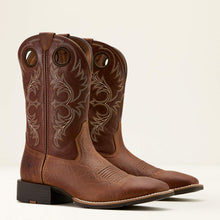Cargar imagen en el visor de la galería, Ariat Men&#39;s Sport Rodeo Elephant Print Cowboy Boots (Tan) 10061183
