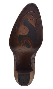 CUADRA Ladies Maple Laser & Crystals & Studs Snip Toe Short Boots – CU481