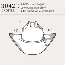 Load image into Gallery viewer, Stetson Hagerman 10X Straw Cowboy Hat (Natural) SSHGMN-3042
