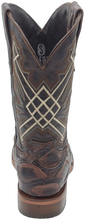Load image into Gallery viewer, Silverton Pirarucu LG Print Leather Wide Square Toe Boots (Brown)
