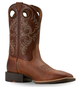Ariat Men's Sport Rodeo Elephant Print Cowboy Boots (Tan) 10061183