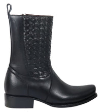 Load image into Gallery viewer, Silverton Chance All Leather Square Toe Boots (Black)
