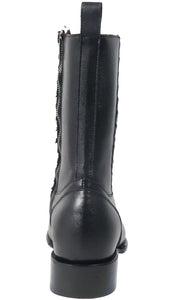 Silverton Chance All Leather Square Toe Boots (Black)