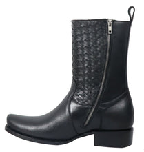 Load image into Gallery viewer, Silverton Chance All Leather Square Toe Boots (Black)
