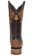 Cargar imagen en el visor de la galería, Silverton Diana All Leather Wide Square Toe Boots (Chocolate)
