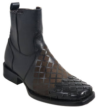 Cargar imagen en el visor de la galería, Silverton Jerry All Leather Wide Square Toe Short Boots (Black)
