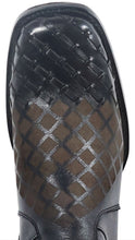 Cargar imagen en el visor de la galería, Jerry All Leather Wide Square Toe Short Boots (Black)
