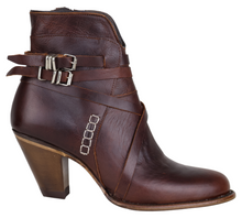 Load image into Gallery viewer, Silverton Baker All Leather Round Toe Short Boots (Shedron)

