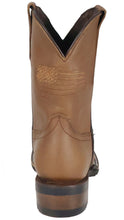 Cargar imagen en el visor de la galería, Silverton Kids Patriot All Leather Wide Square Toe Boots (Tobacco)
