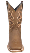 Cargar imagen en el visor de la galería, Silverton Amanda All Leather Wide Square Toe Boots (Tobacco)
