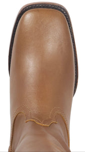 Silverton Eleanor All Leather Wide Square Toe Knee High Boots (Honey)