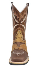 Cargar imagen en el visor de la galería, Silverton Longhorn All Leather Square-Toe Boots (Brown)
