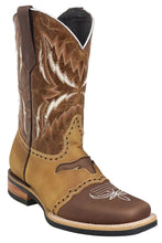 Cargar imagen en el visor de la galería, Silverton Longhorn All Leather Square-Toe Boots (Brown)
