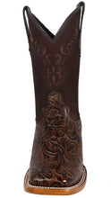 Load image into Gallery viewer, Silverton Miranda All Leather Wide Square Toe Boots (Brown)
