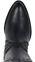 Load image into Gallery viewer, Silverton Nora All Leather Snip Toe Knee High Boots (Black)
