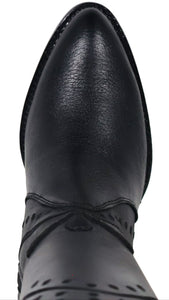 Silverton Nora All Leather Snip Toe Knee High Boots (Black)