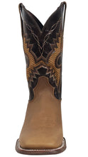 Cargar imagen en el visor de la galería, Silverton Phoenix Genuine Leather Wide Square Toe Boots (Tobacco)

