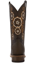 Cargar imagen en el visor de la galería, Silverton Linda All Leather Wide Square Toe Boots (Brown)
